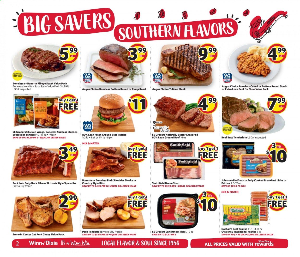 Winn Dixie Weekly Ad & Flyer April 22 to 28