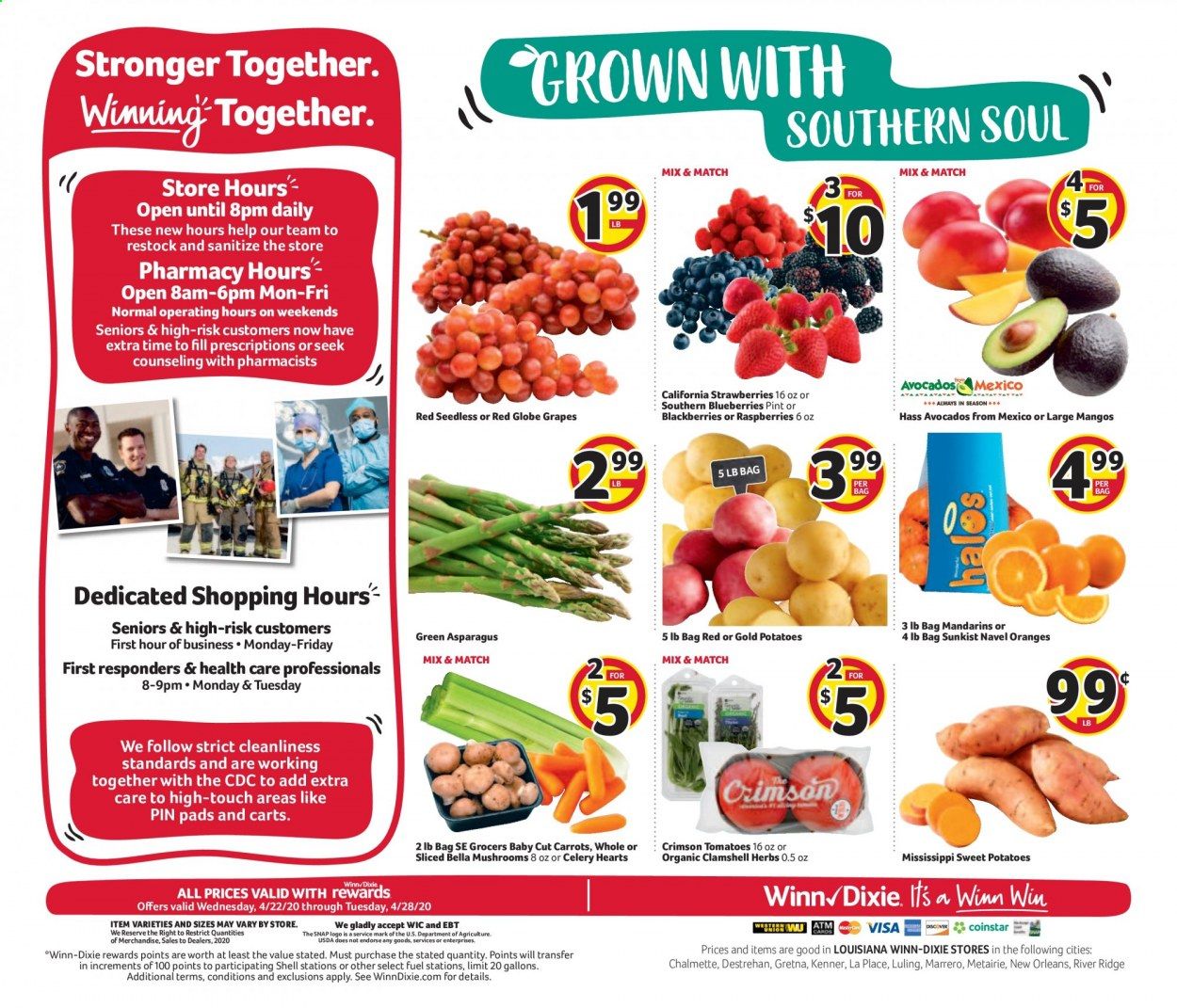 Winn Dixie Weekly Ad & Flyer April 22 to 28