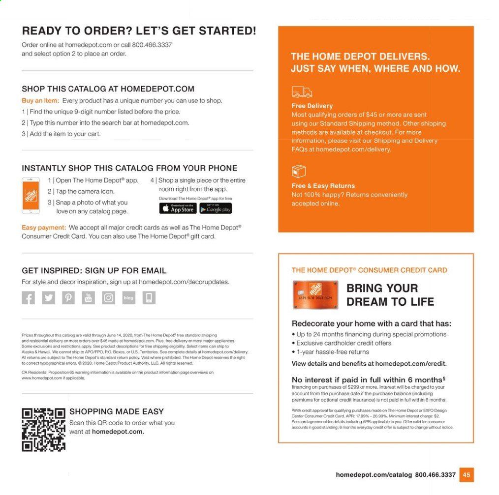 The Home Depot Weekly Ad & Flyer April 20 to June 14