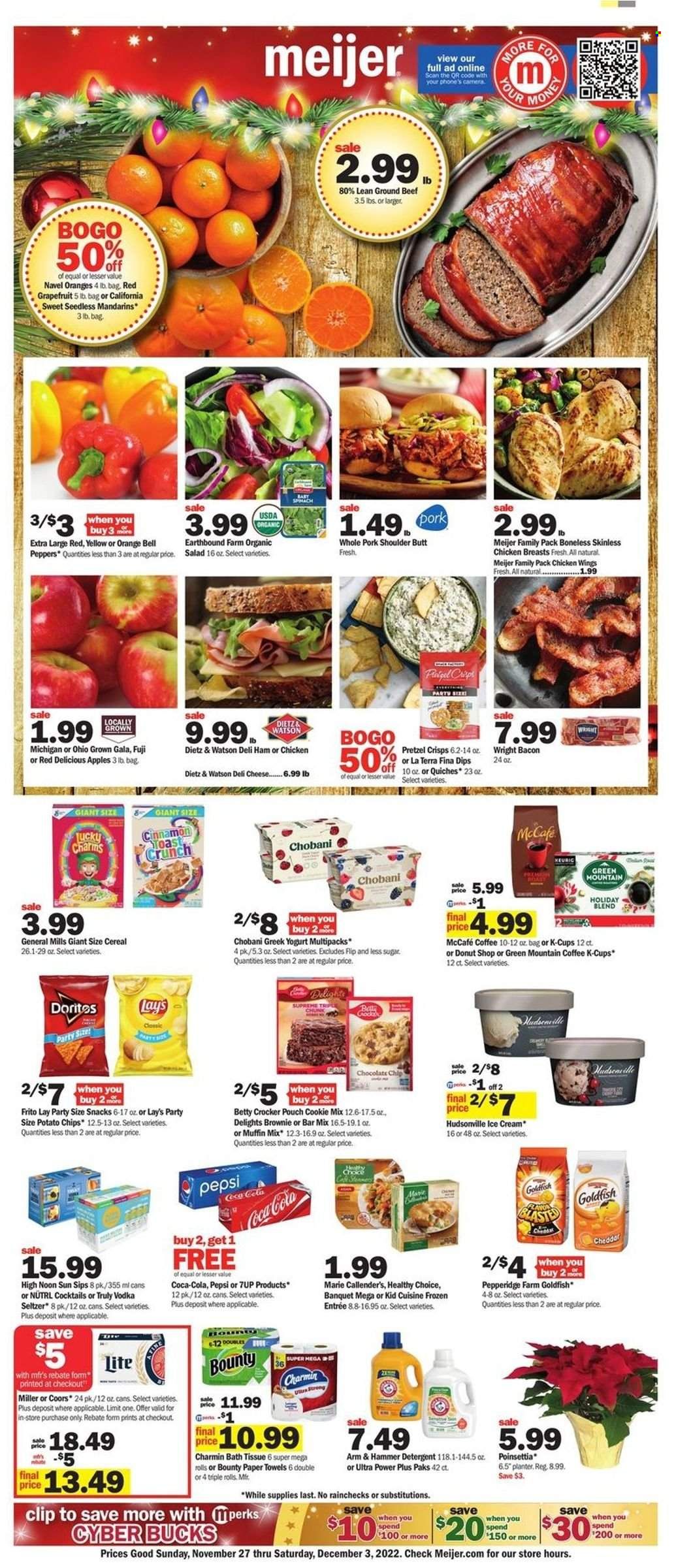 Meijer (MI) Weekly Ad Flyer Specials November 27 to December 3, 2022