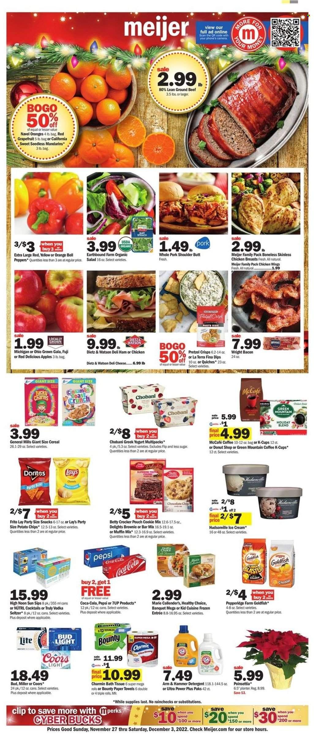 Meijer (IN) Weekly Ad Flyer Specials November 27 to December 3, 2022