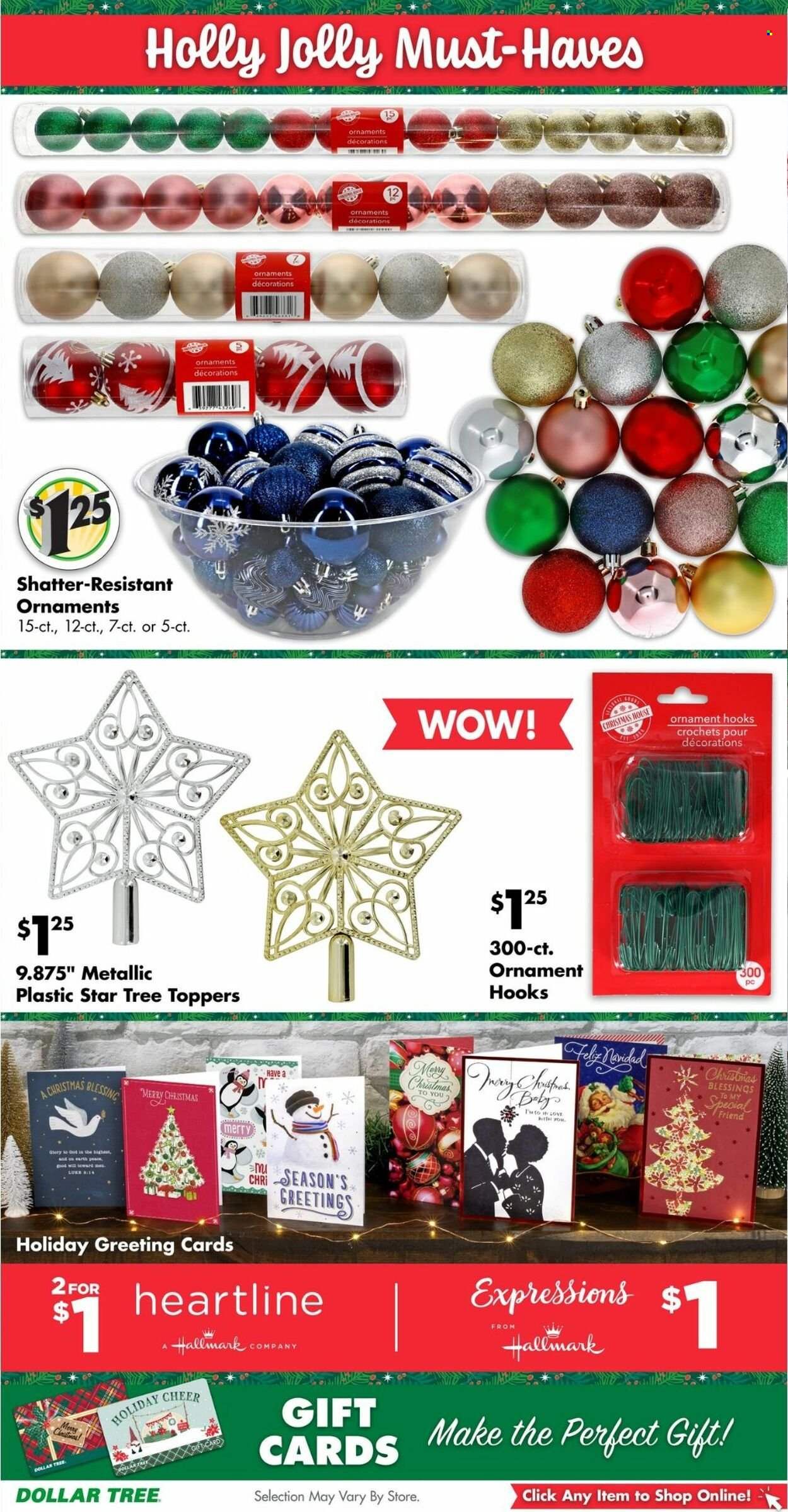 Dollar Tree Weekly Ad Flyer Specials November 25 to December 10, 2022
