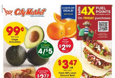City Market (CO, UT, WY) Weekly Ad Flyer Specials November 25 to November 29, 2022