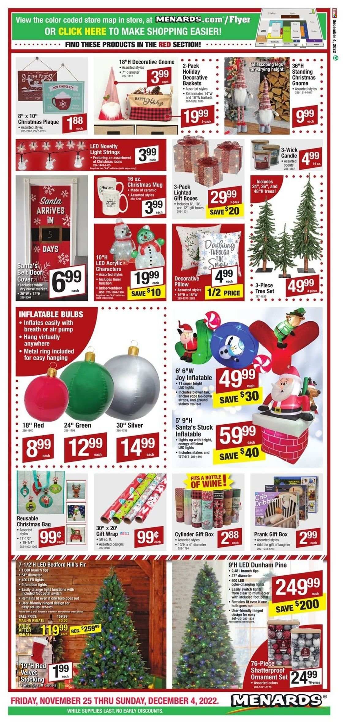 Menards Weekly Ad Flyer Specials November 24 to December 4, 2022