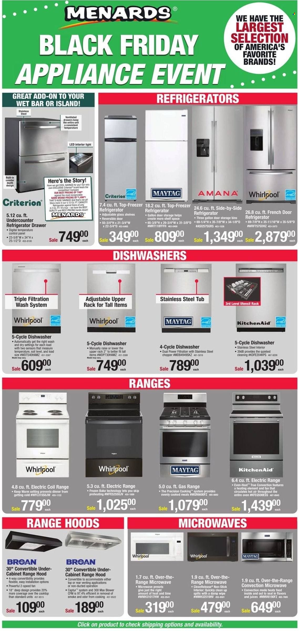 Menards Weekly Ad Flyer Specials November 24 to December 4, 2022