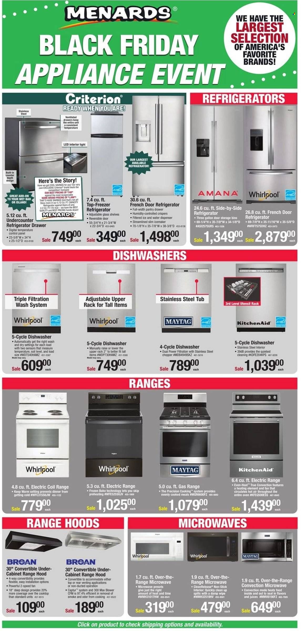 Menards Weekly Ad Flyer Specials November 24 to December 4, 2022