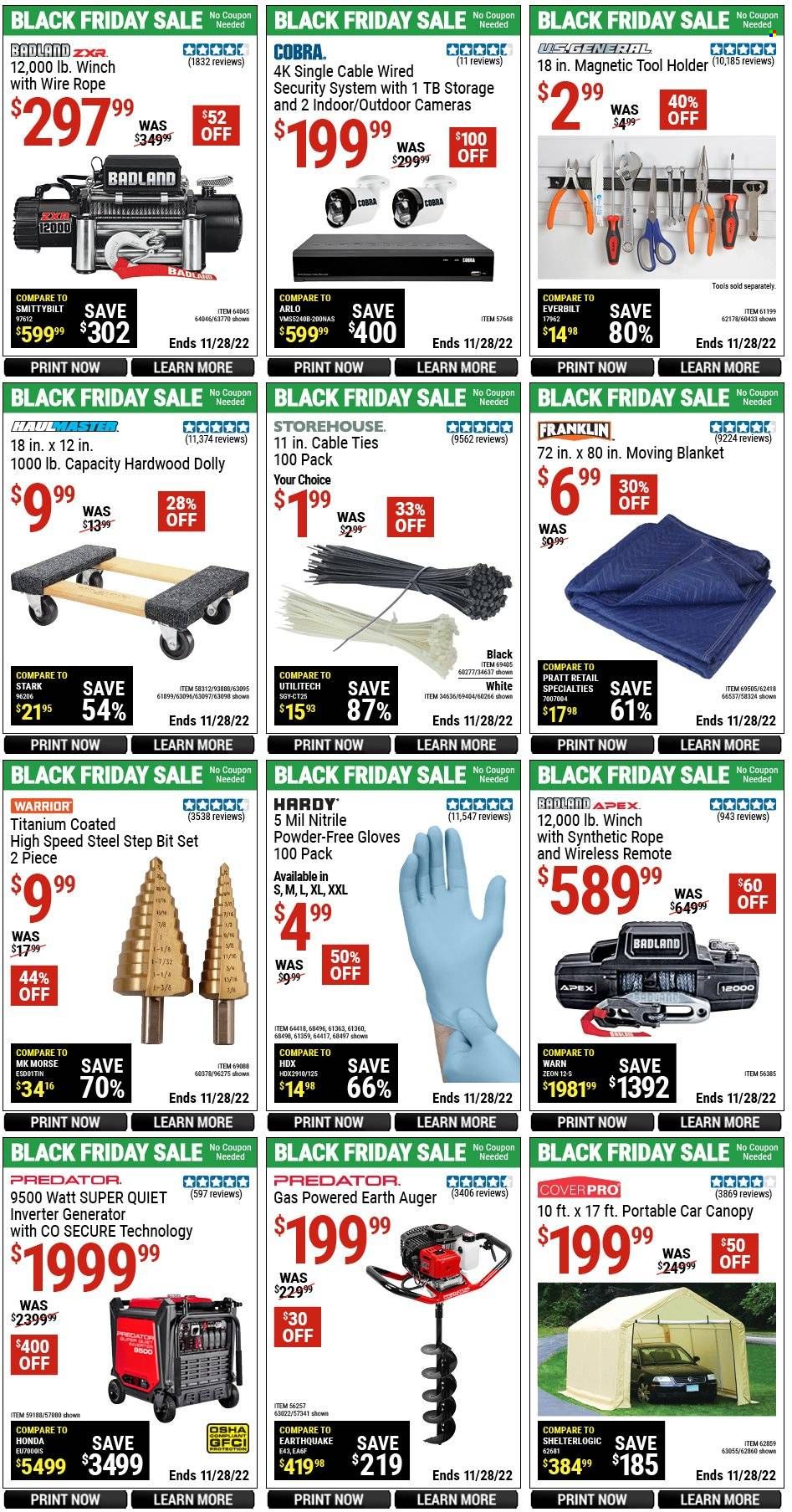 Harbor Freight Weekly Ad Flyer Specials November 24 to November 28, 2022