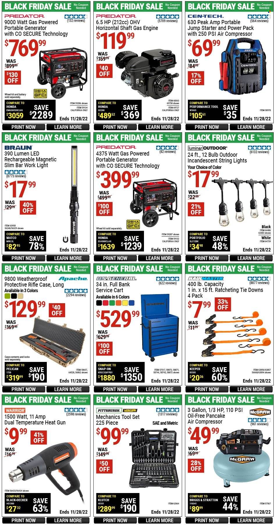Harbor Freight Weekly Ad Flyer Specials November 24 to November 28, 2022