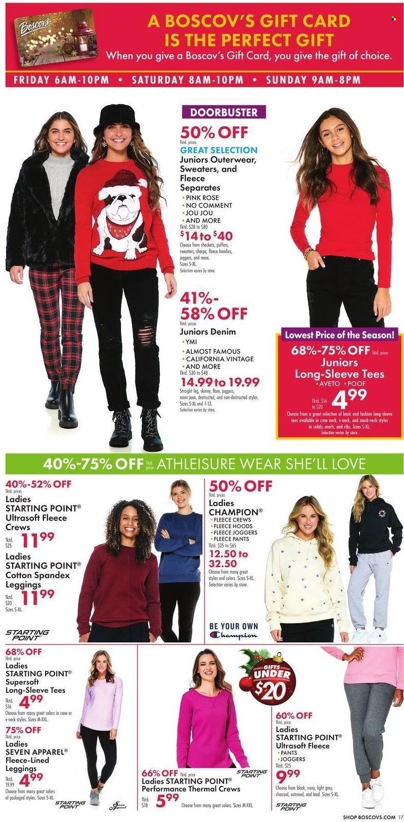 Boscov's (CT, DE, MD, NJ, NY, PA) Weekly Ad Flyer Specials November 24 to November 27, 2022