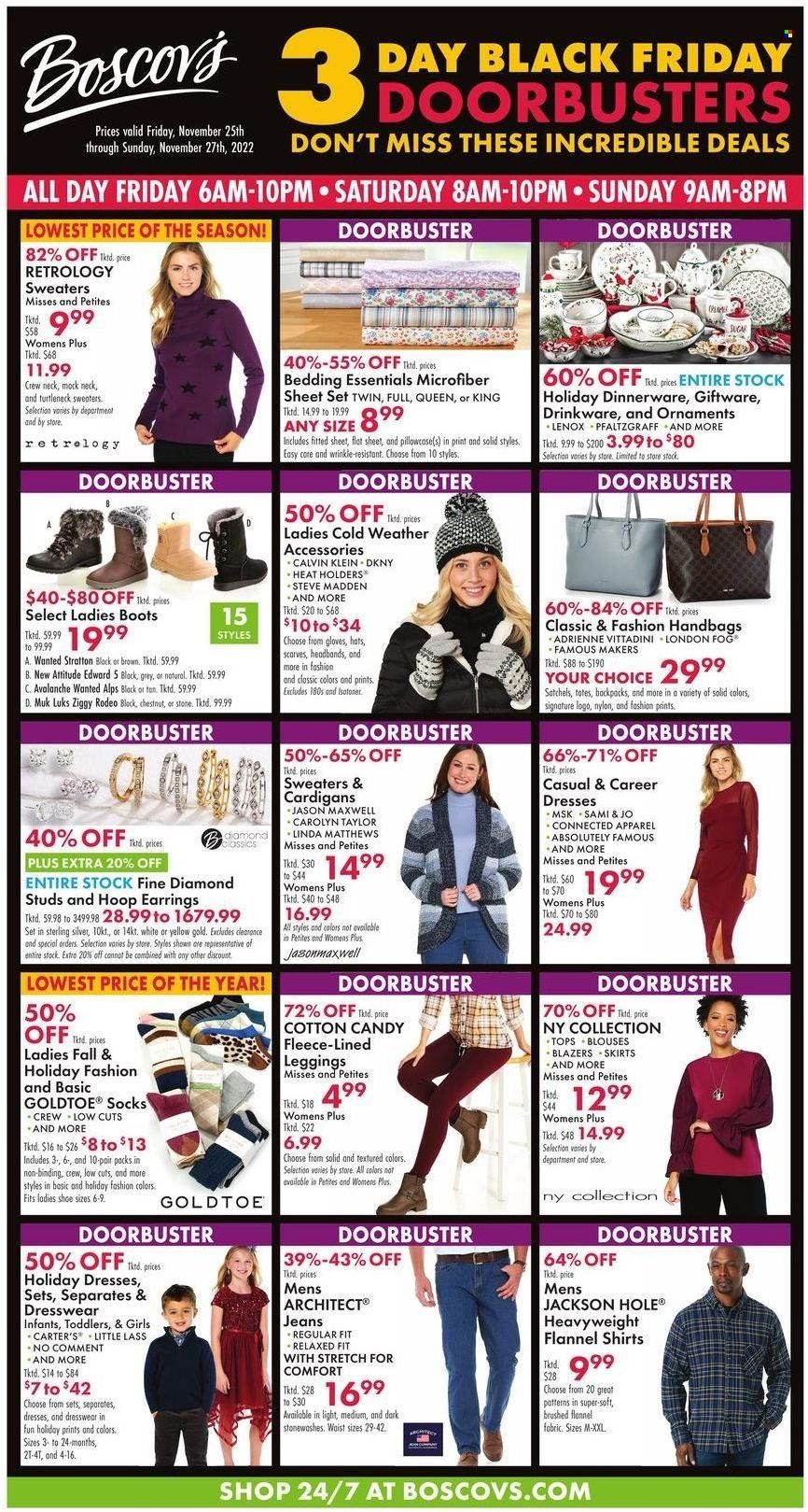 Boscov's (CT, DE, MD, NJ, NY, PA) Weekly Ad Flyer Specials November 23 to November 27, 2022