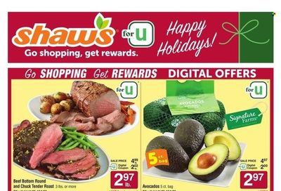 Shaw’s (MA, ME, NH, RI, VT) Weekly Ad Flyer Specials November 25 to December 1, 2022
