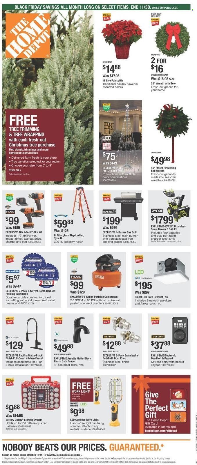 The Home Depot Weekly Ad Flyer Specials November 24 to November 30, 2022