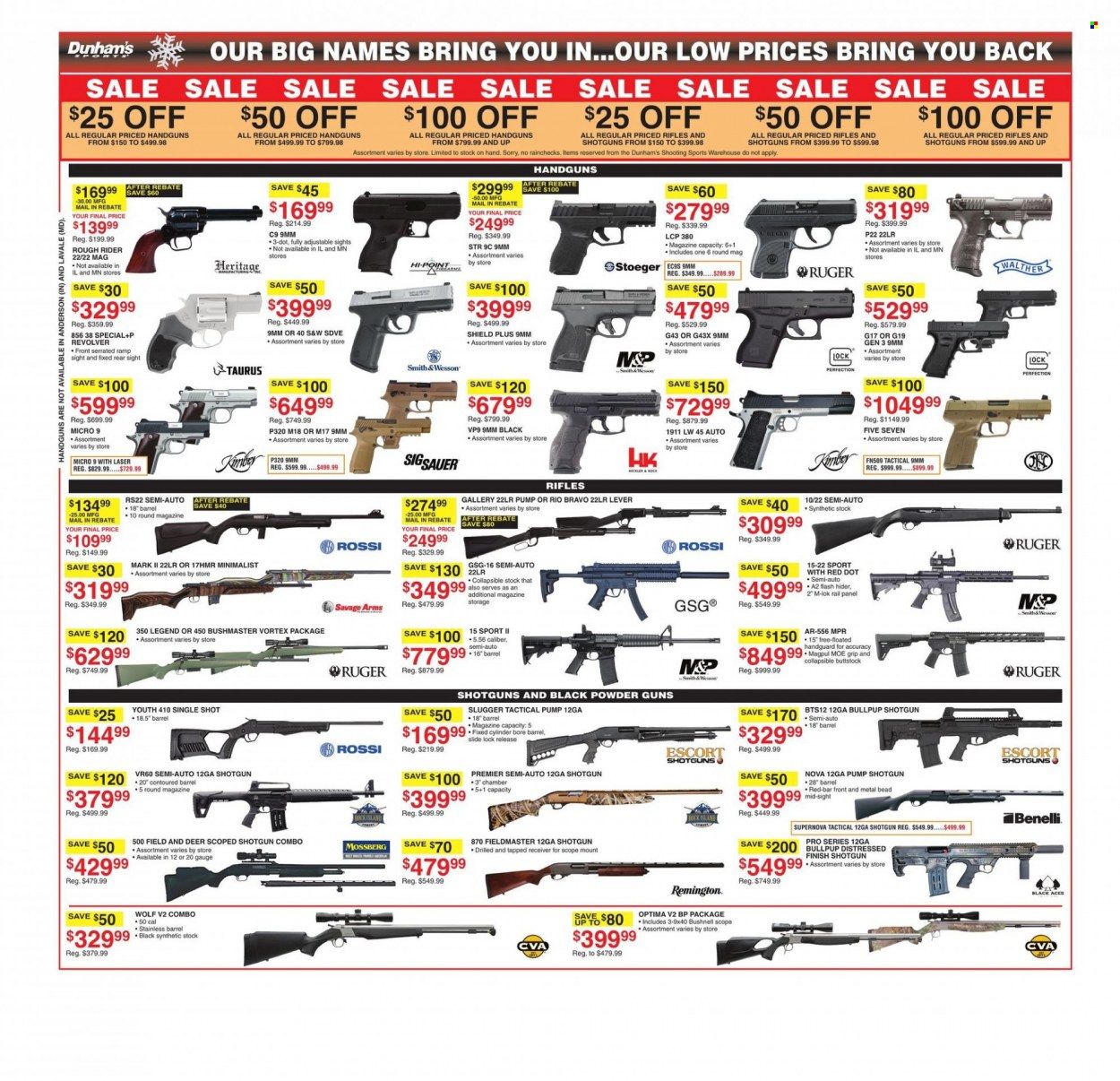 Dunham's Sports Weekly Ad Flyer Specials November 26 to December 1, 2022