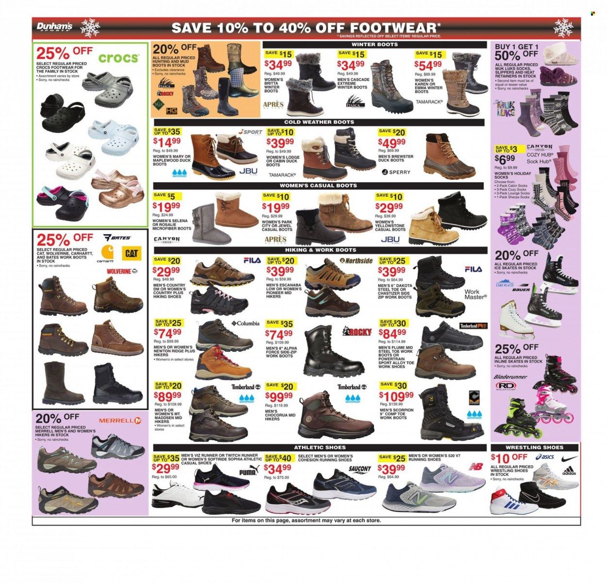Dunham's Sports Weekly Ad Flyer Specials November 26 to December 1, 2022