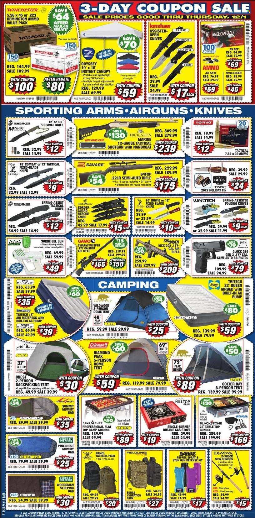 Big 5 (AZ, CA, CO, ID, NM, OR, UT, WA) Weekly Ad Flyer Specials November 24 to November 26, 2022