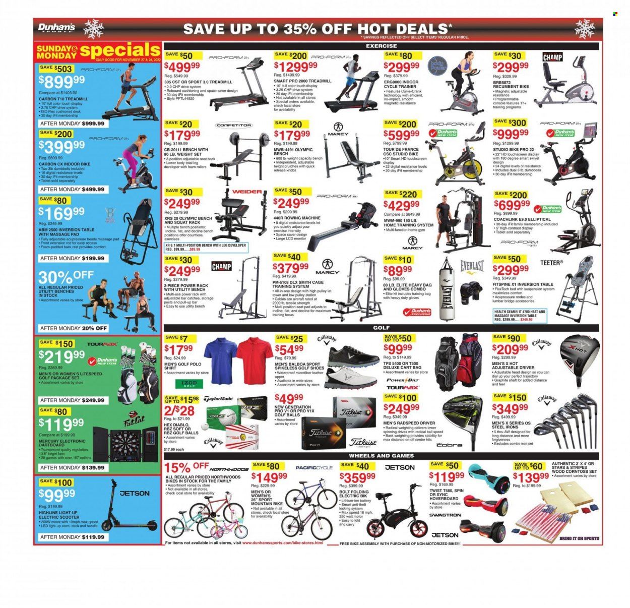 Dunham's Sports (PA) Weekly Ad Flyer Specials November 26 to December 1, 2022