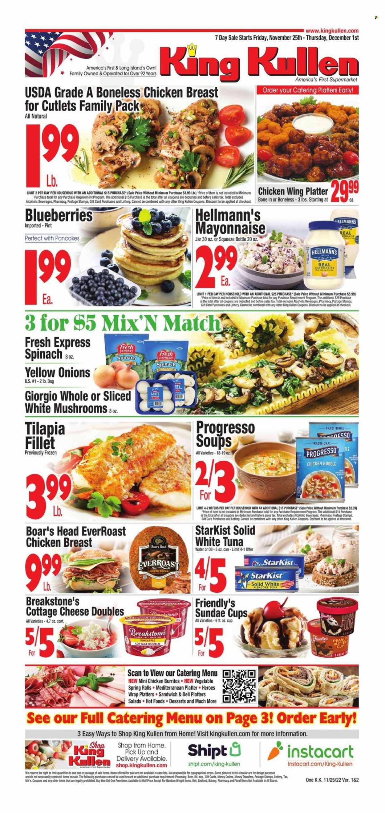 King Kullen (NY) Weekly Ad Flyer Specials November 25 to December 1, 2022