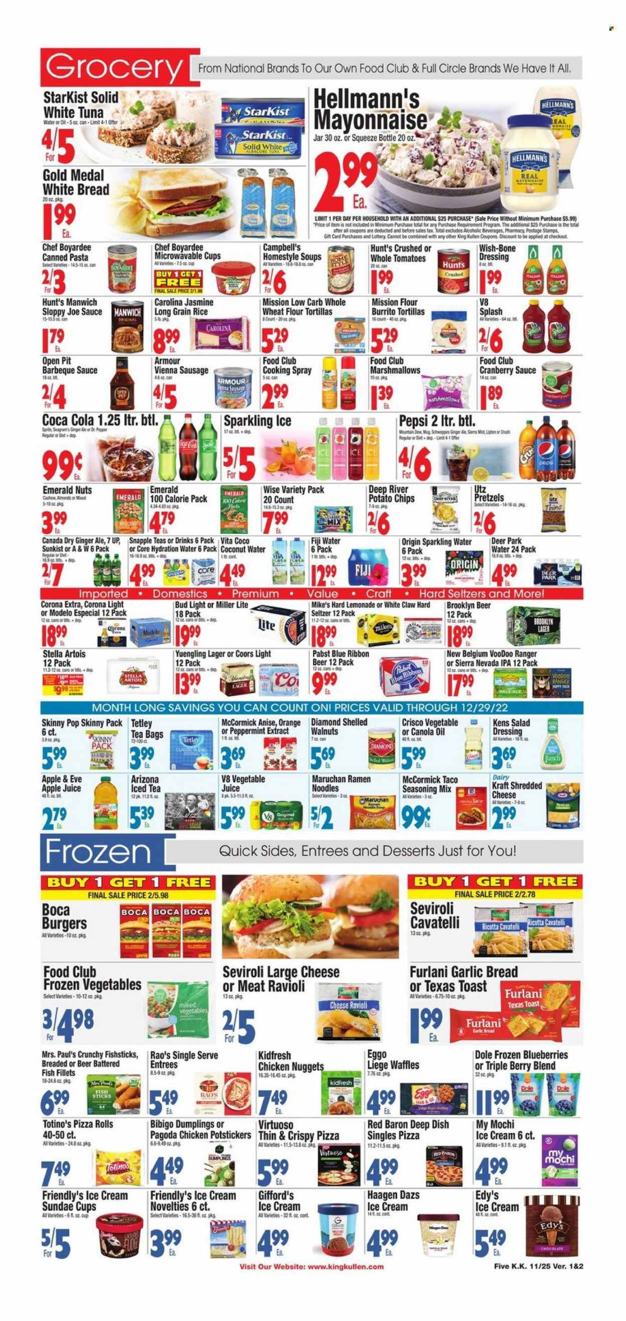 King Kullen (NY) Weekly Ad Flyer Specials November 25 to December 1, 2022