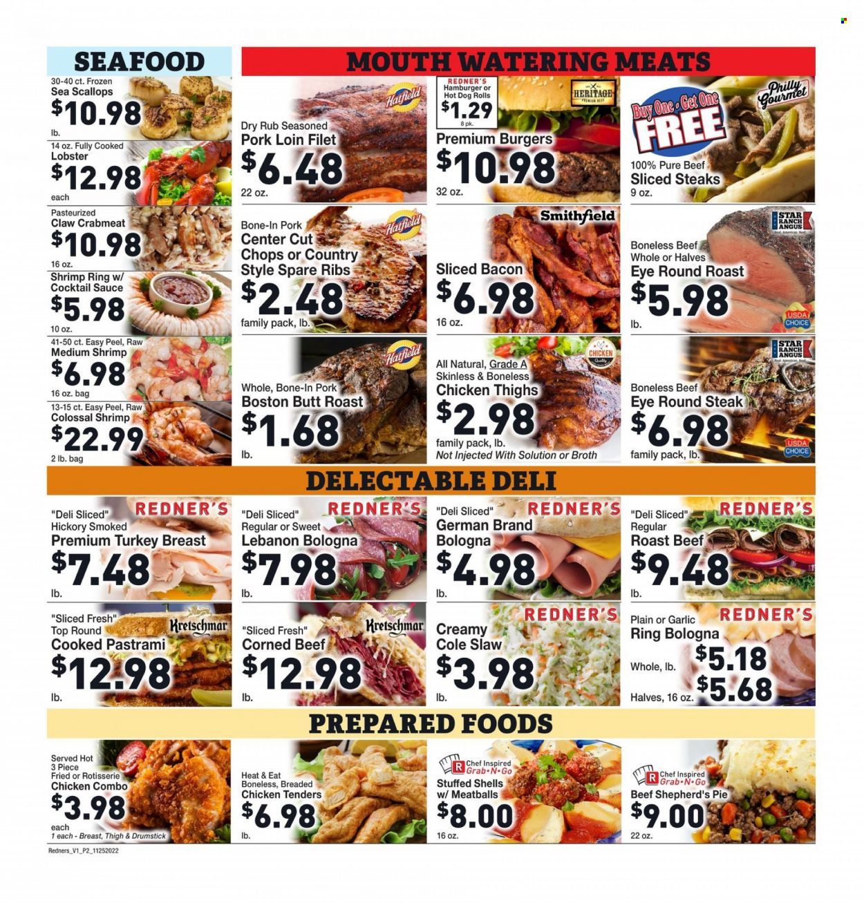 Redner's Markets (DE, MD, PA) Weekly Ad Flyer Specials November 25 to November 30, 2022