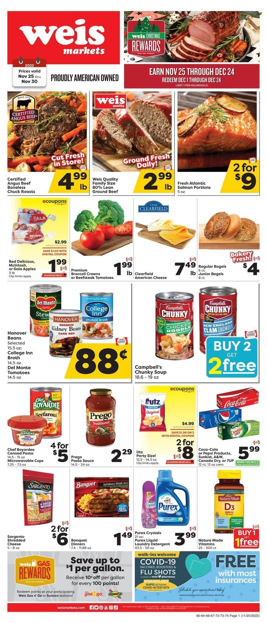 Weis (MD, NY, PA) Weekly Ad Flyer Specials November 25 to November 30, 2022