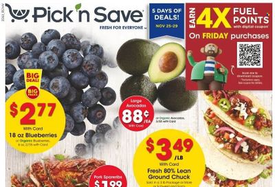 Pick ‘n Save (WI) Weekly Ad Flyer Specials November 25 to November 29, 2022