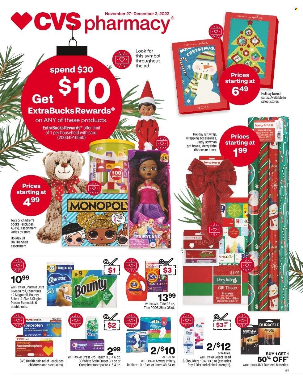 CVS Pharmacy Weekly Ad Flyer Specials November 27 to December 3, 2022