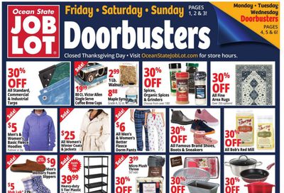 Ocean State Job Lot (CT, MA, ME, NH, NJ, NY, RI, VT) Weekly Ad Flyer Specials November 24 to November 30, 2022
