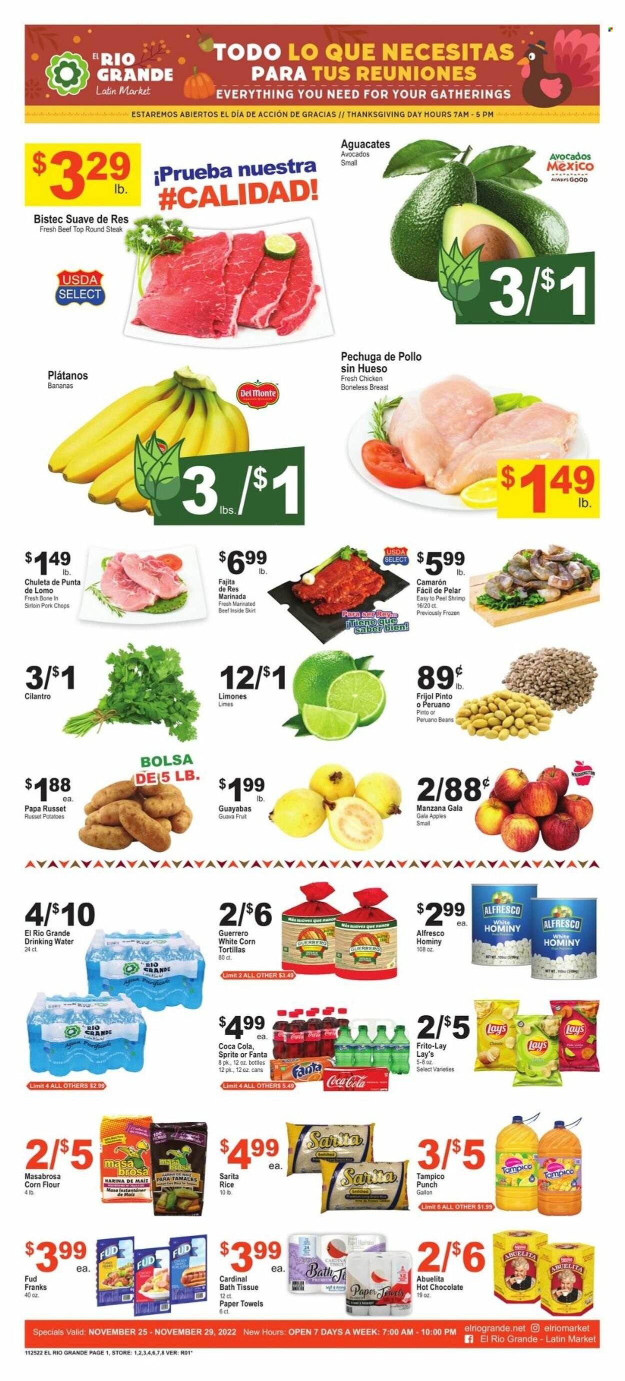 El Rio Grande (TX) Weekly Ad Flyer Specials November 25 to November 29, 2022