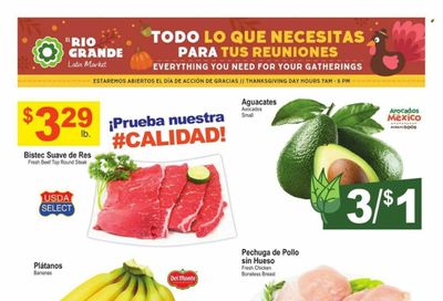 El Rio Grande (TX) Weekly Ad Flyer Specials November 25 to November 29, 2022