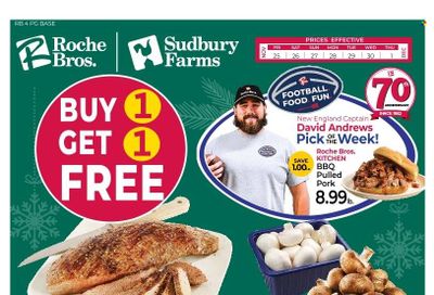 Roche Bros. (MA) Weekly Ad Flyer Specials November 25 to December 1, 2022