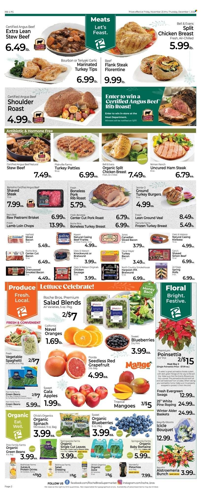 Roche Bros. (MA) Weekly Ad Flyer Specials November 25 to December 1, 2022