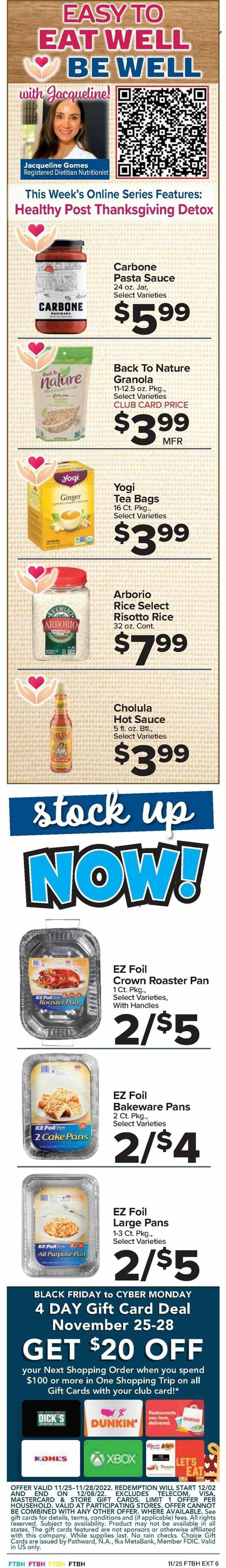 Foodtown (NJ, NY, PA) Weekly Ad Flyer Specials November 25 to December 1, 2022