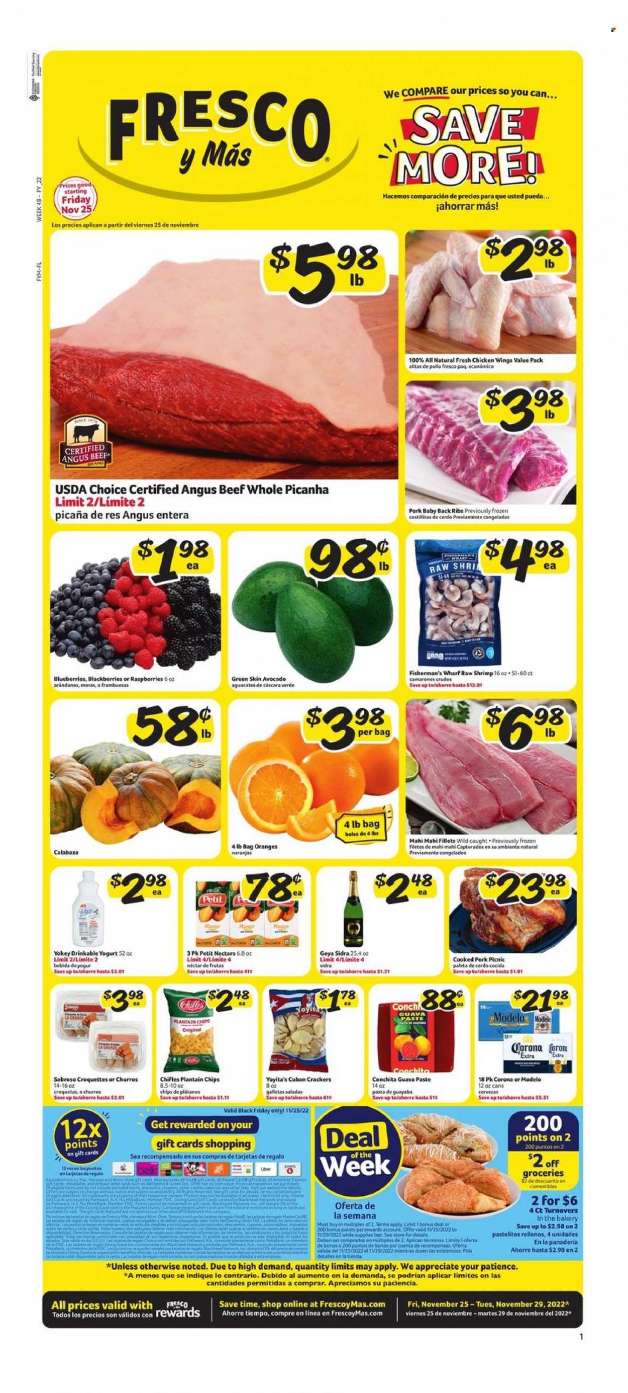 Fresco y Más (FL) Weekly Ad Flyer Specials November 25 to November 29, 2022
