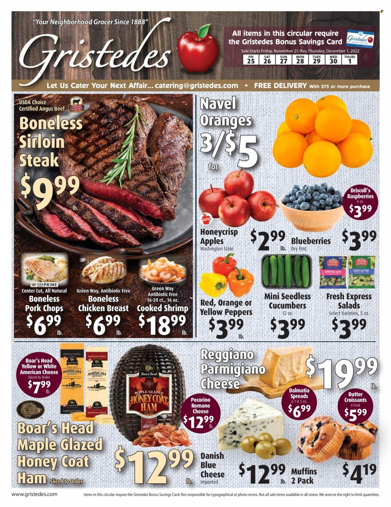 Gristedes (NY) Weekly Ad Flyer Specials November 25 to December 1, 2022