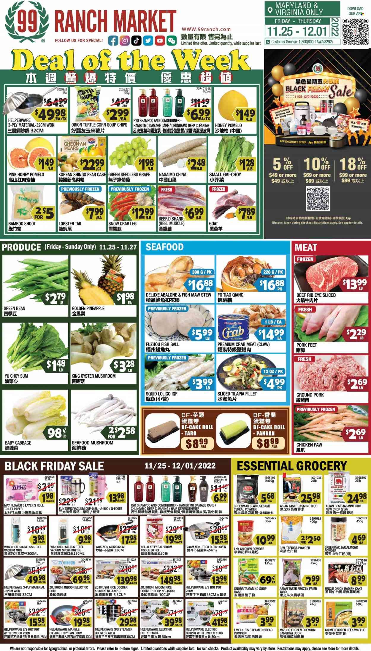 99 Ranch Market (10, MD) Weekly Ad Flyer Specials November 25 to December 1, 2022