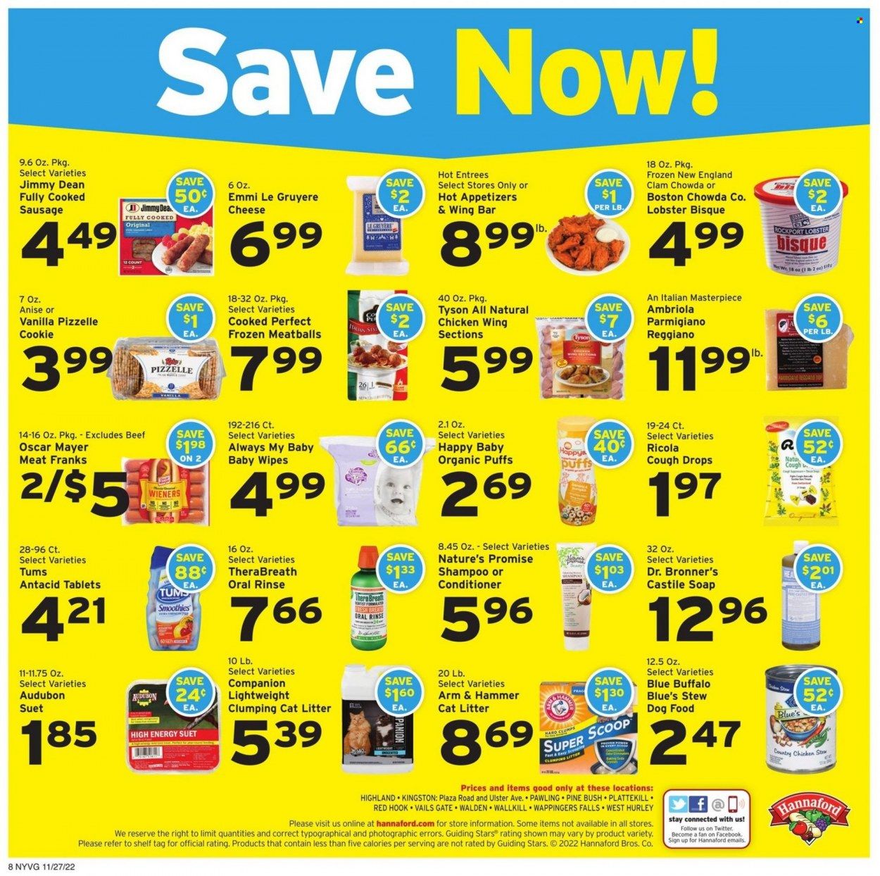 Hannaford (NY) Weekly Ad Flyer Specials November 27 to December 3, 2022