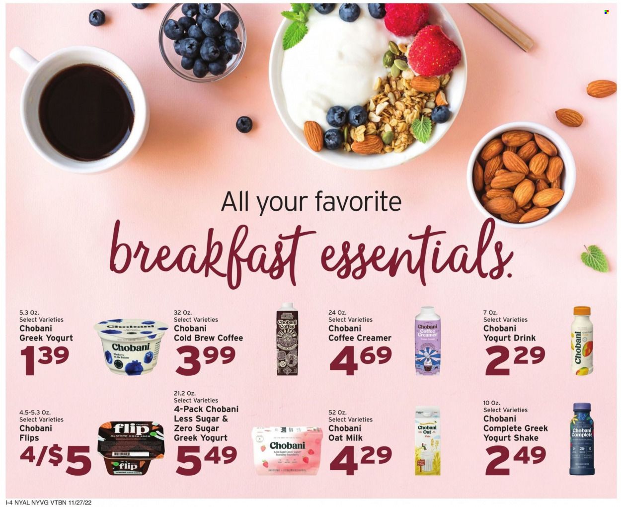 Hannaford (NY) Weekly Ad Flyer Specials November 27 to December 3, 2022