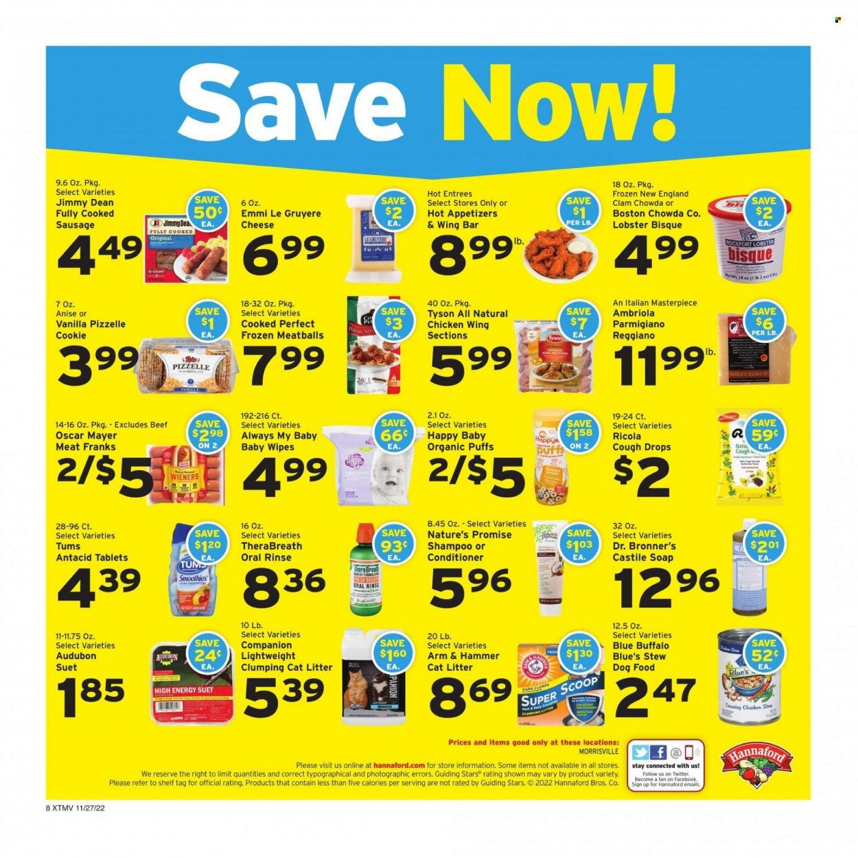 Hannaford (VT) Weekly Ad Flyer Specials November 27 to December 3, 2022