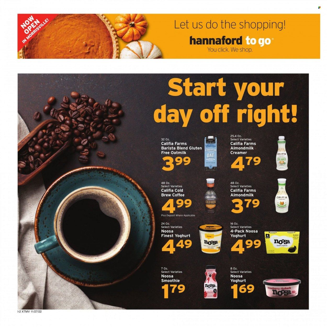 Hannaford (VT) Weekly Ad Flyer Specials November 27 to December 3, 2022