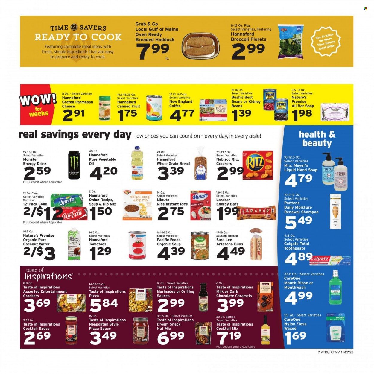 Hannaford (VT) Weekly Ad Flyer Specials November 27 to December 3, 2022