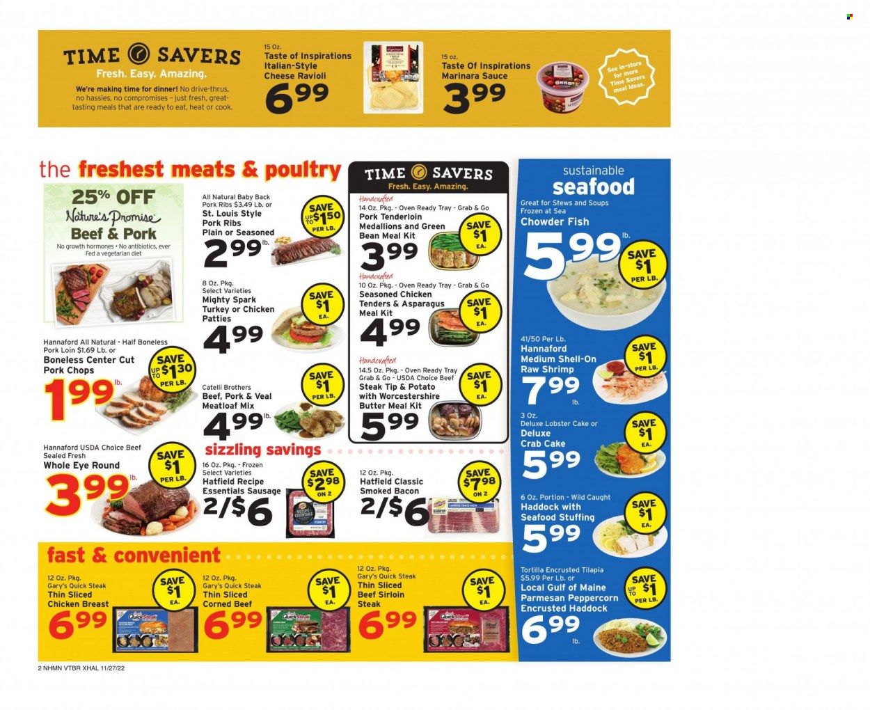 Hannaford (NH) Weekly Ad Flyer Specials November 27 to December 3, 2022