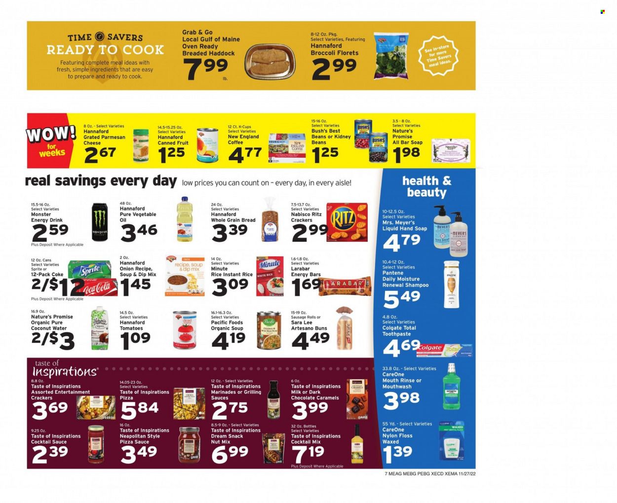 Hannaford (ME) Weekly Ad Flyer Specials November 27 to December 3, 2022