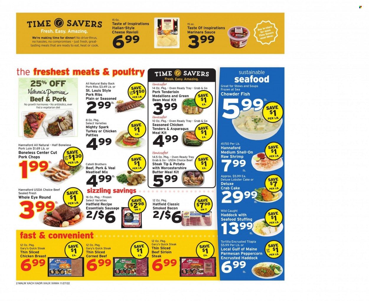 Hannaford (MA) Weekly Ad Flyer Specials November 27 to December 3, 2022