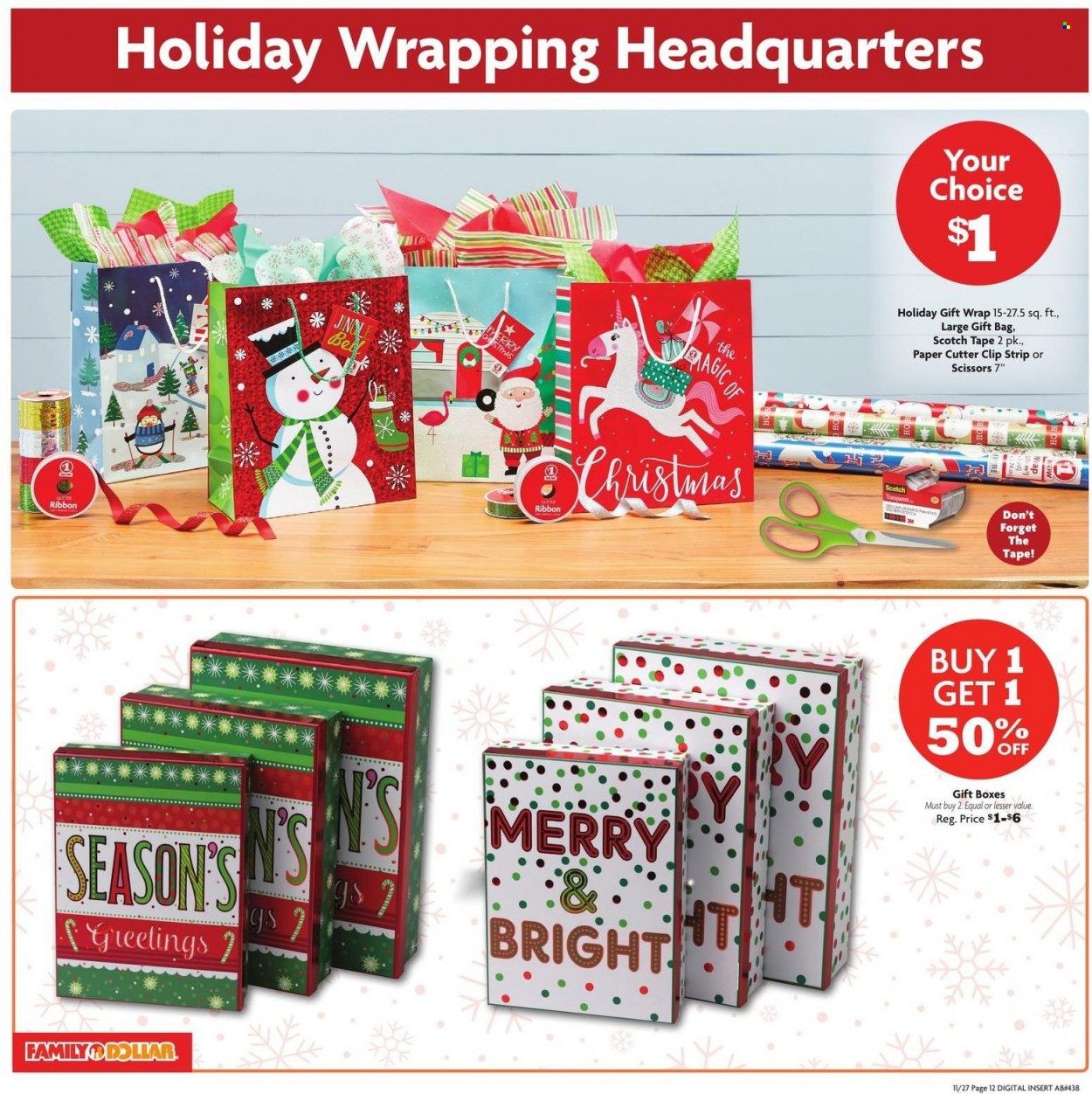 Family Dollar Weekly Ad Flyer Specials November 27 to December 3, 2022