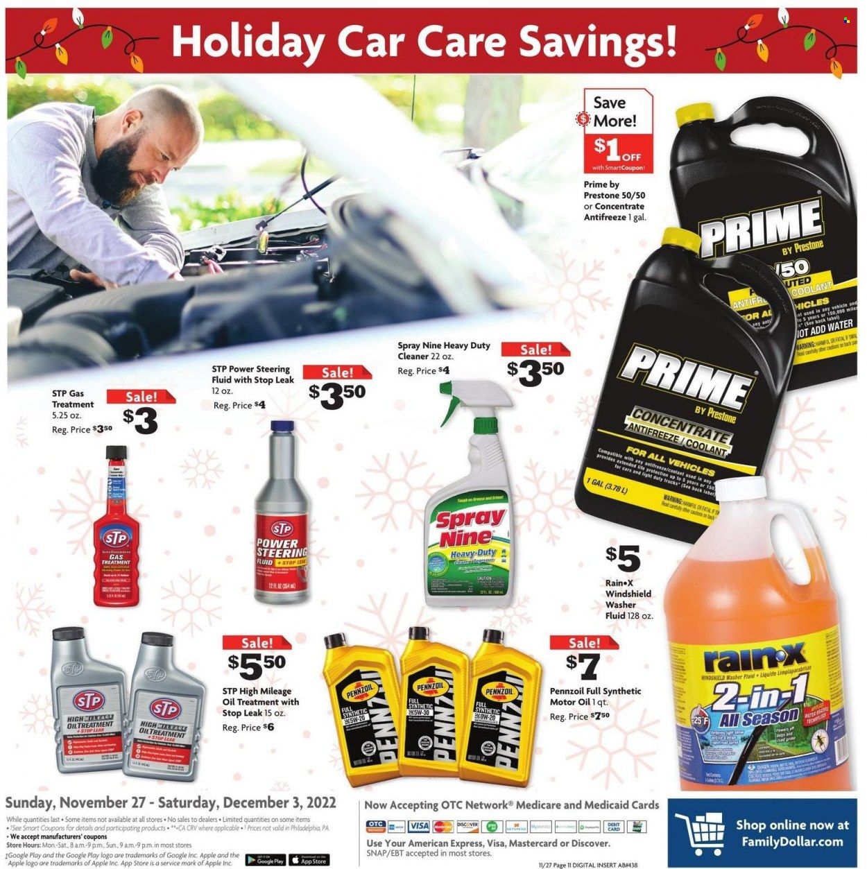 Family Dollar Weekly Ad Flyer Specials November 27 to December 3, 2022