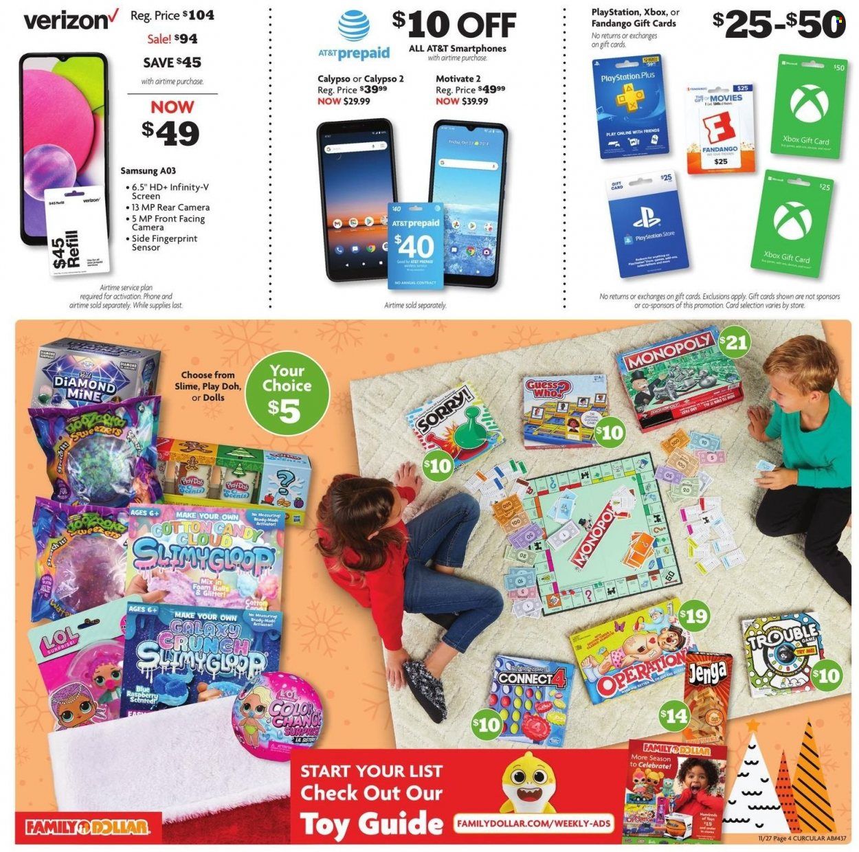Family Dollar Weekly Ad Flyer Specials November 27 to December 3, 2022
