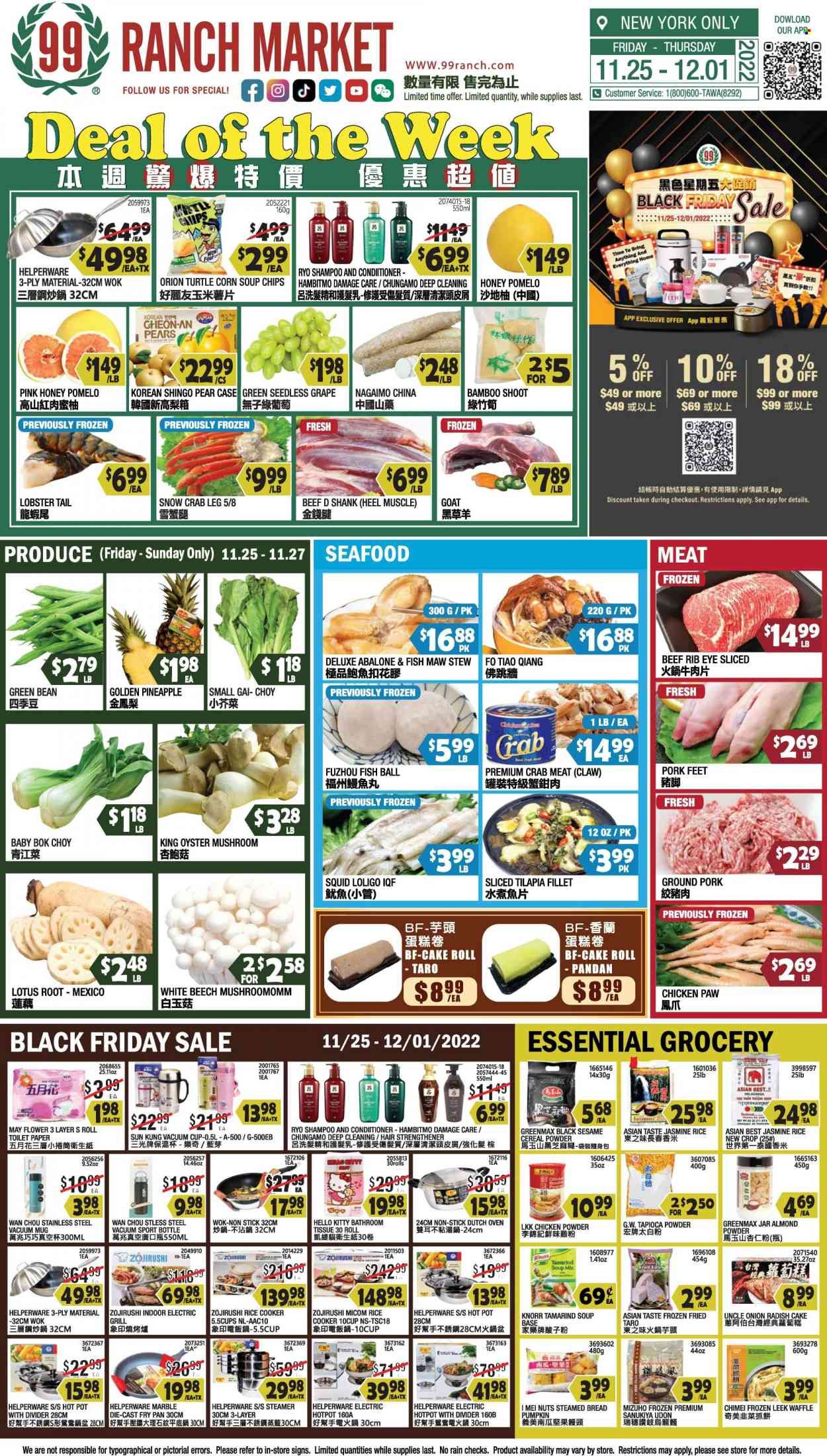 99 Ranch Market (15) Weekly Ad Flyer Specials November 25 to December 1, 2022