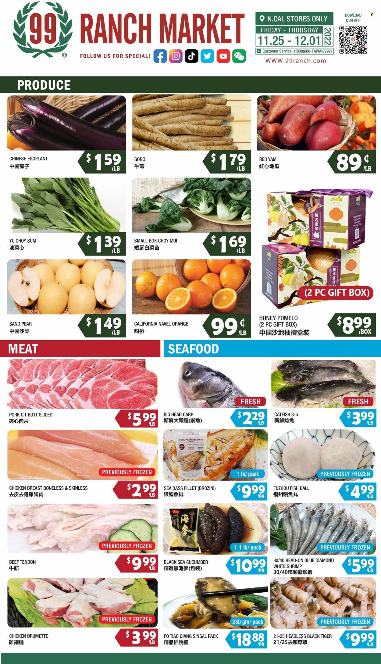 99 Ranch Market (92, CA) Weekly Ad Flyer Specials November 25 to December 1, 2022