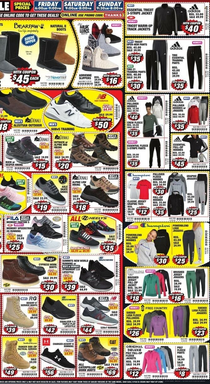 Big 5 (AZ, CA, CO, ID, NM, OR, UT, WA) Weekly Ad Flyer Specials November 26 to November 28, 2022