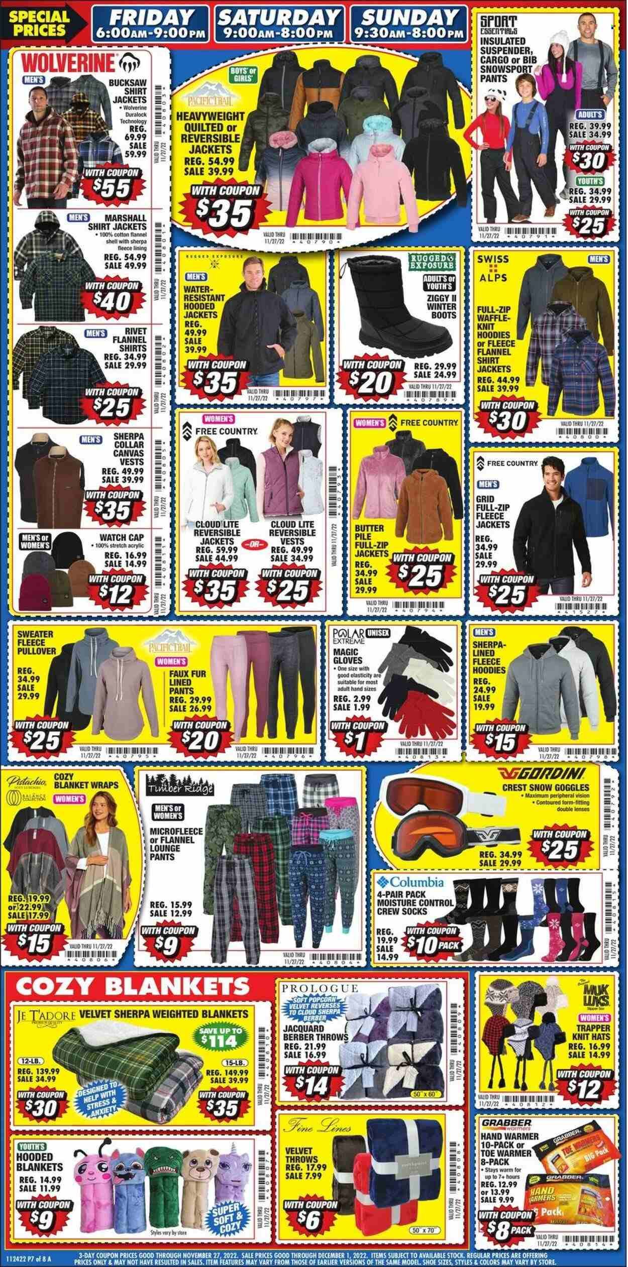 Big 5 (AZ, CA, CO, ID, NM, OR, UT, WA) Weekly Ad Flyer Specials November 26 to November 28, 2022